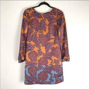 The Limited paisley shift dress